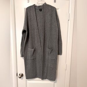 Free Press Clothing Gray Duster Cardigan - Size XL